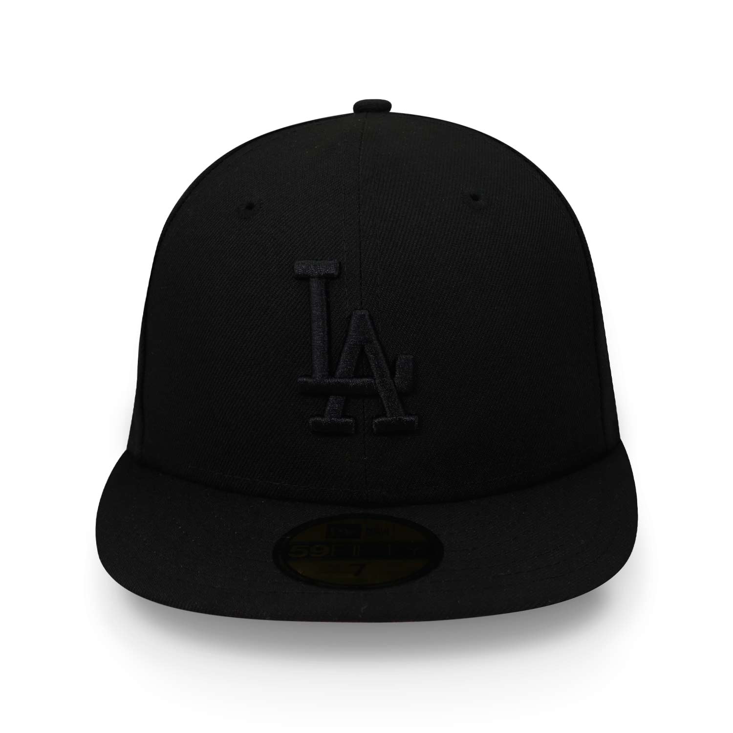 Gorra New Era 59 Fifty MLB Dodgers Negro Sobre Negro Cerrado