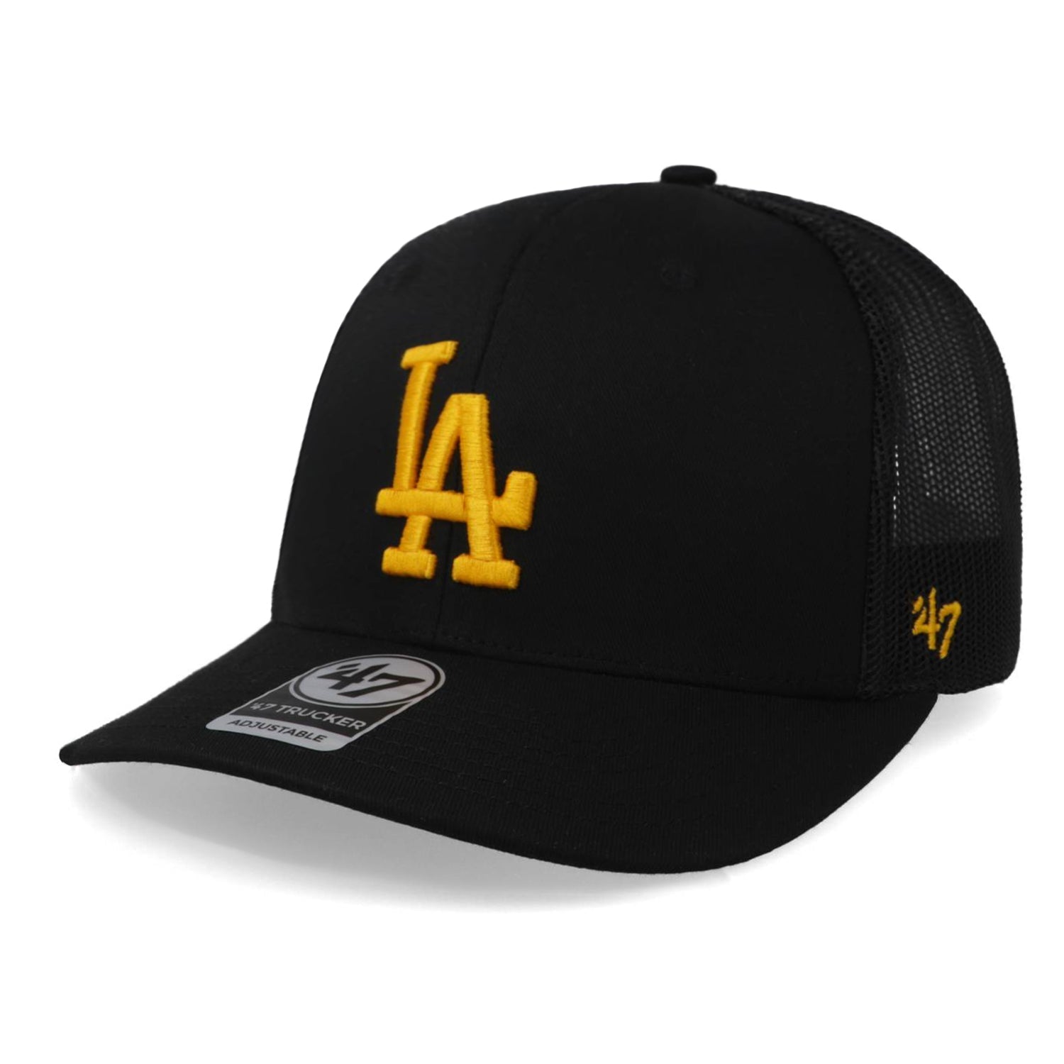 Gorra '47 MLB Dodgers Trucker Side Negro Amarillo Unitalla