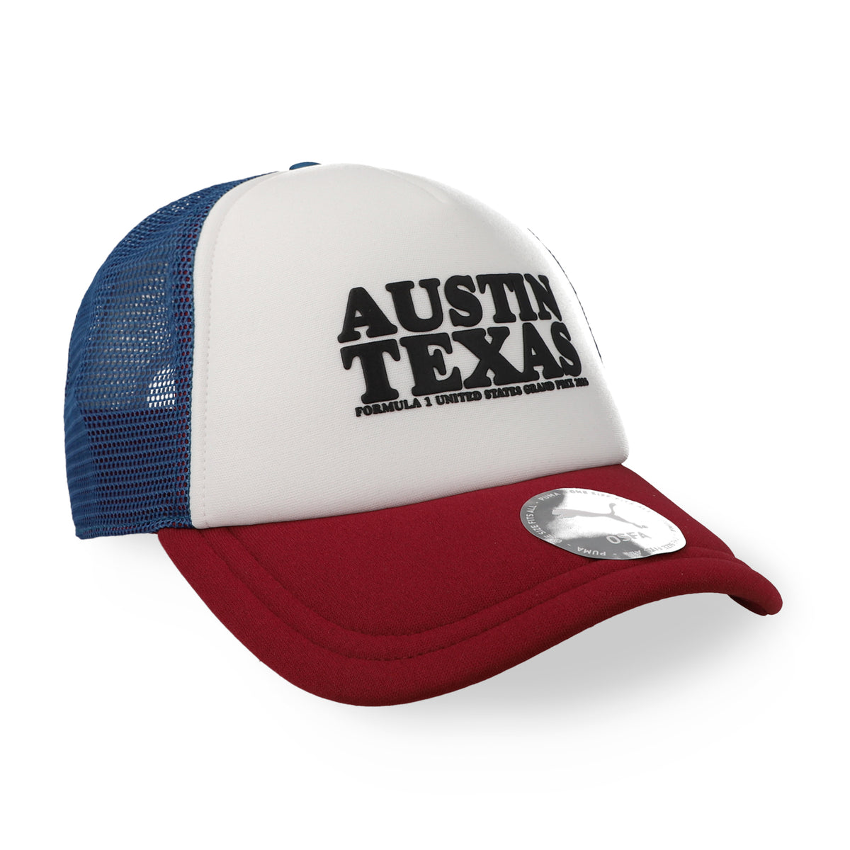 Gorra Fórmula 1 FW SE Austin PUMA Blanco/Azul Lago Unitalla