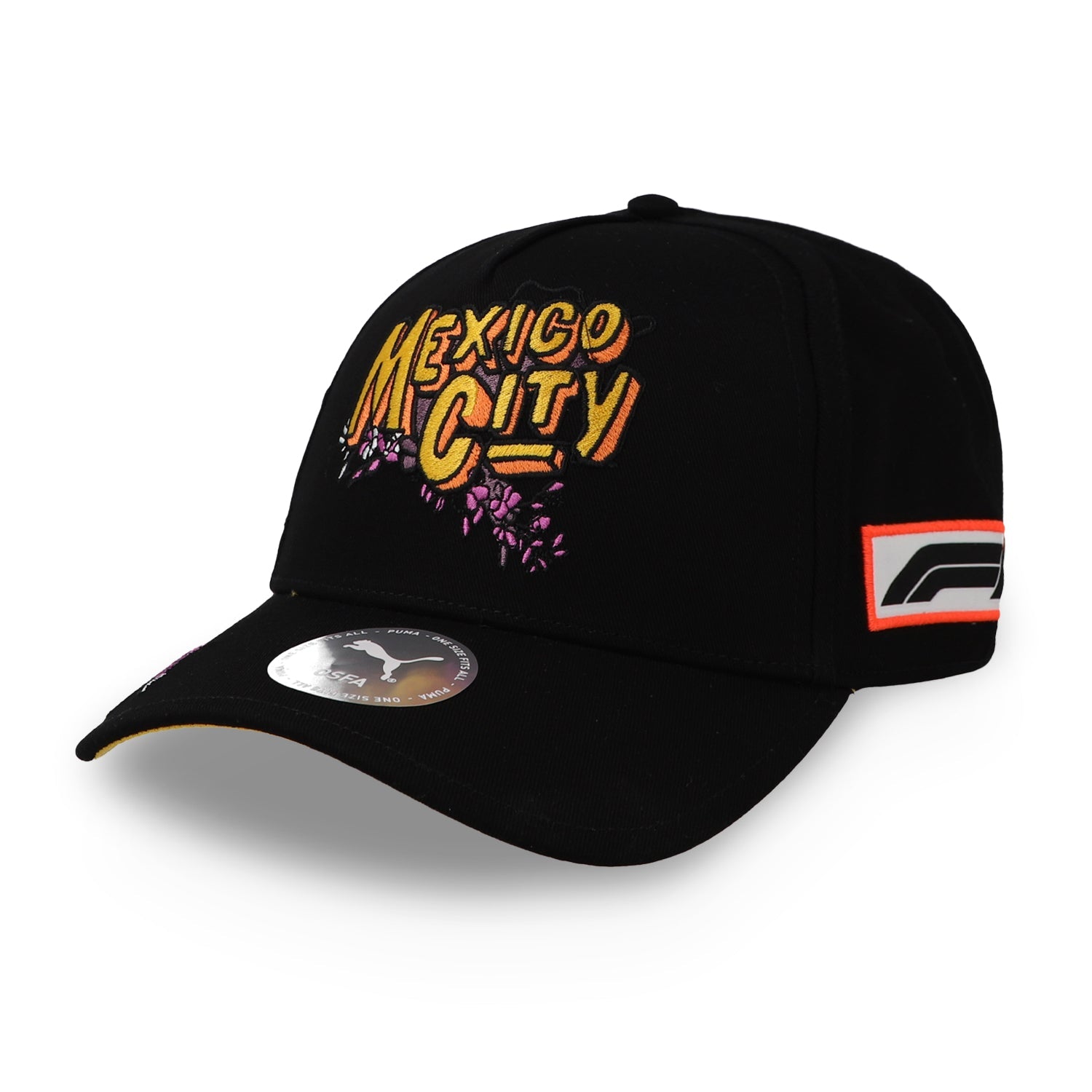Gorra Stichd F1 Mexico SE Puma Negro Unitalla