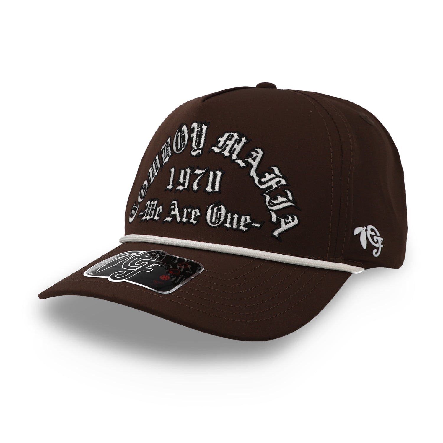 GORRA OAK FEATHER COWBOY MAFIA BROWN UNITALLA