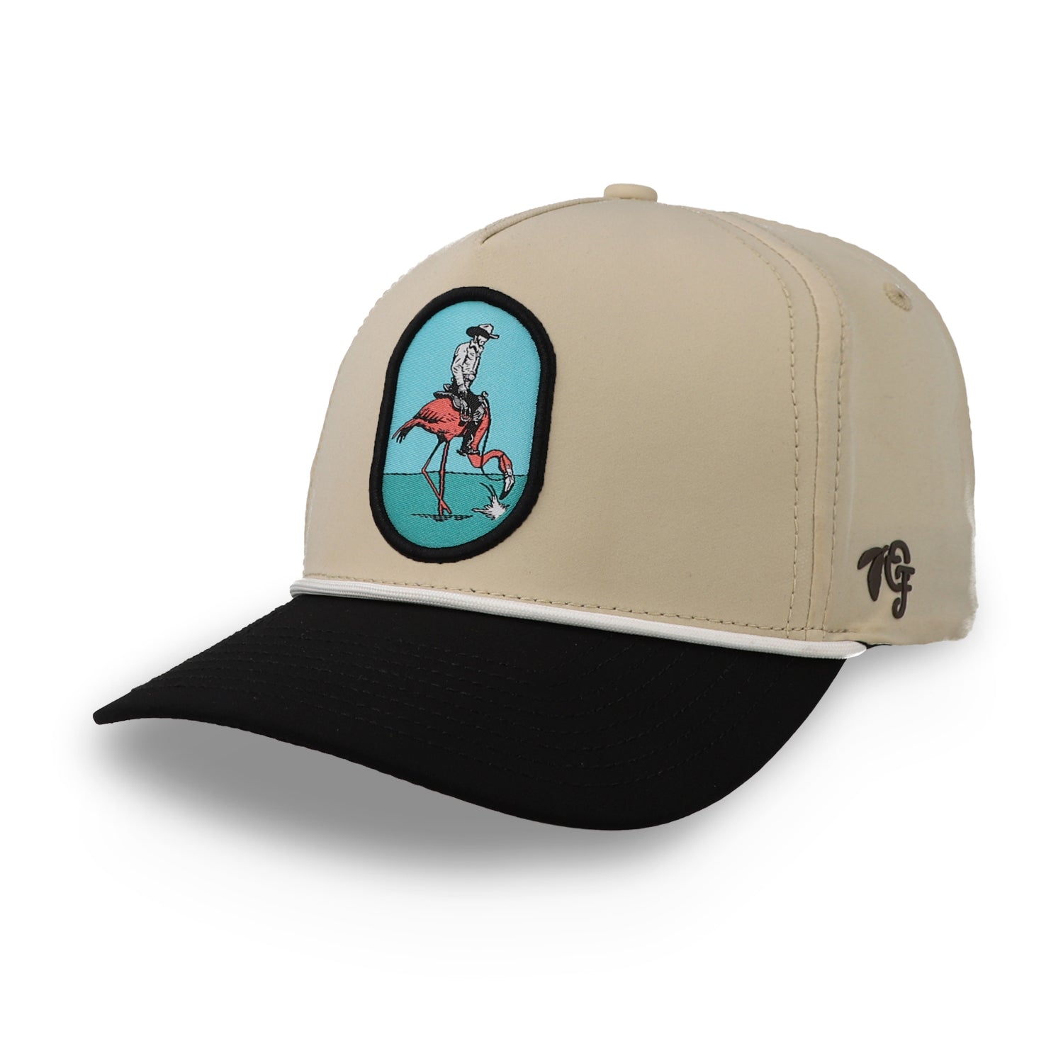 GORRA OAK FEATHER FLAMENCO BEIGHE/BLACK UNITALLA