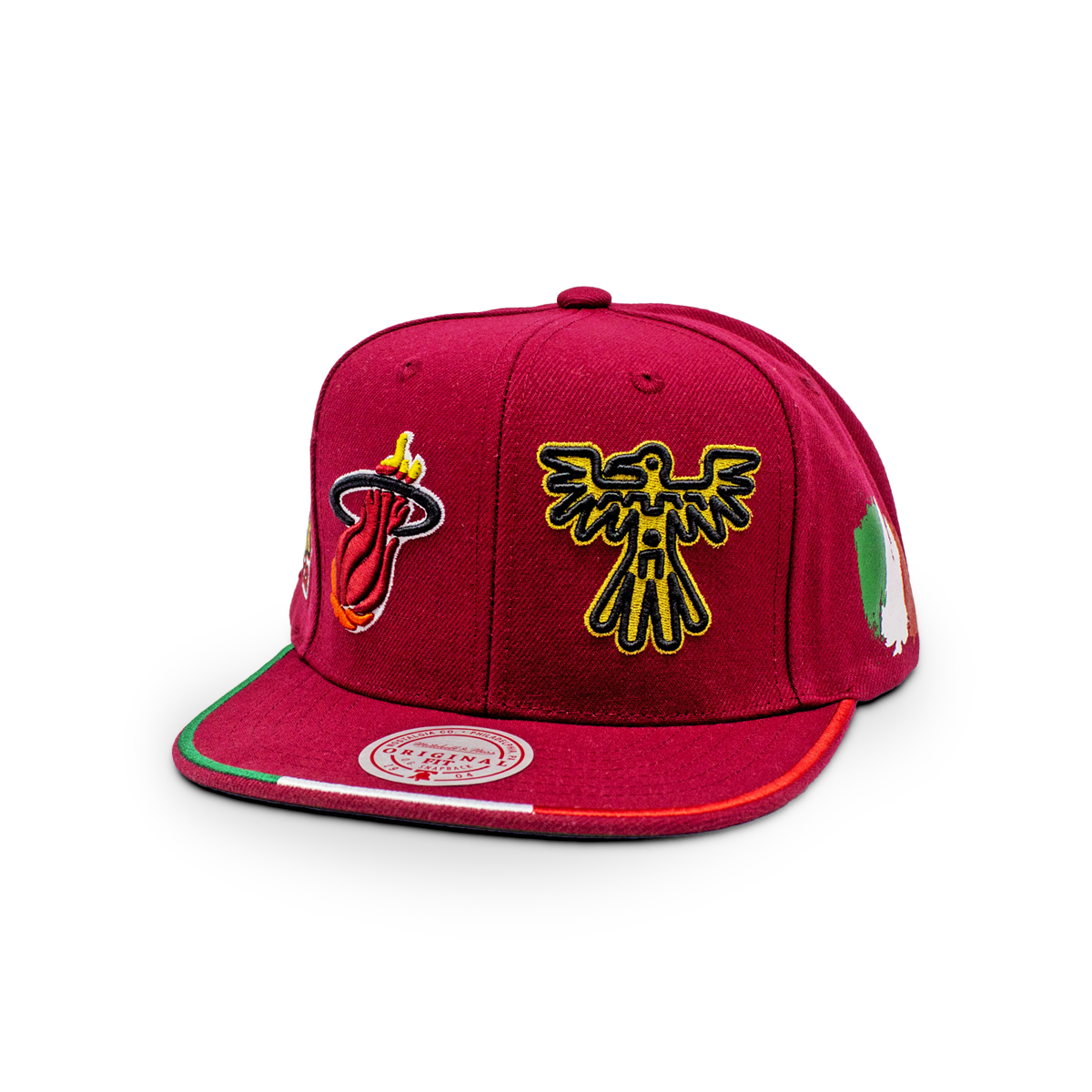 Gorra NBA Piramid Mexico Map Snapback Heat Maro