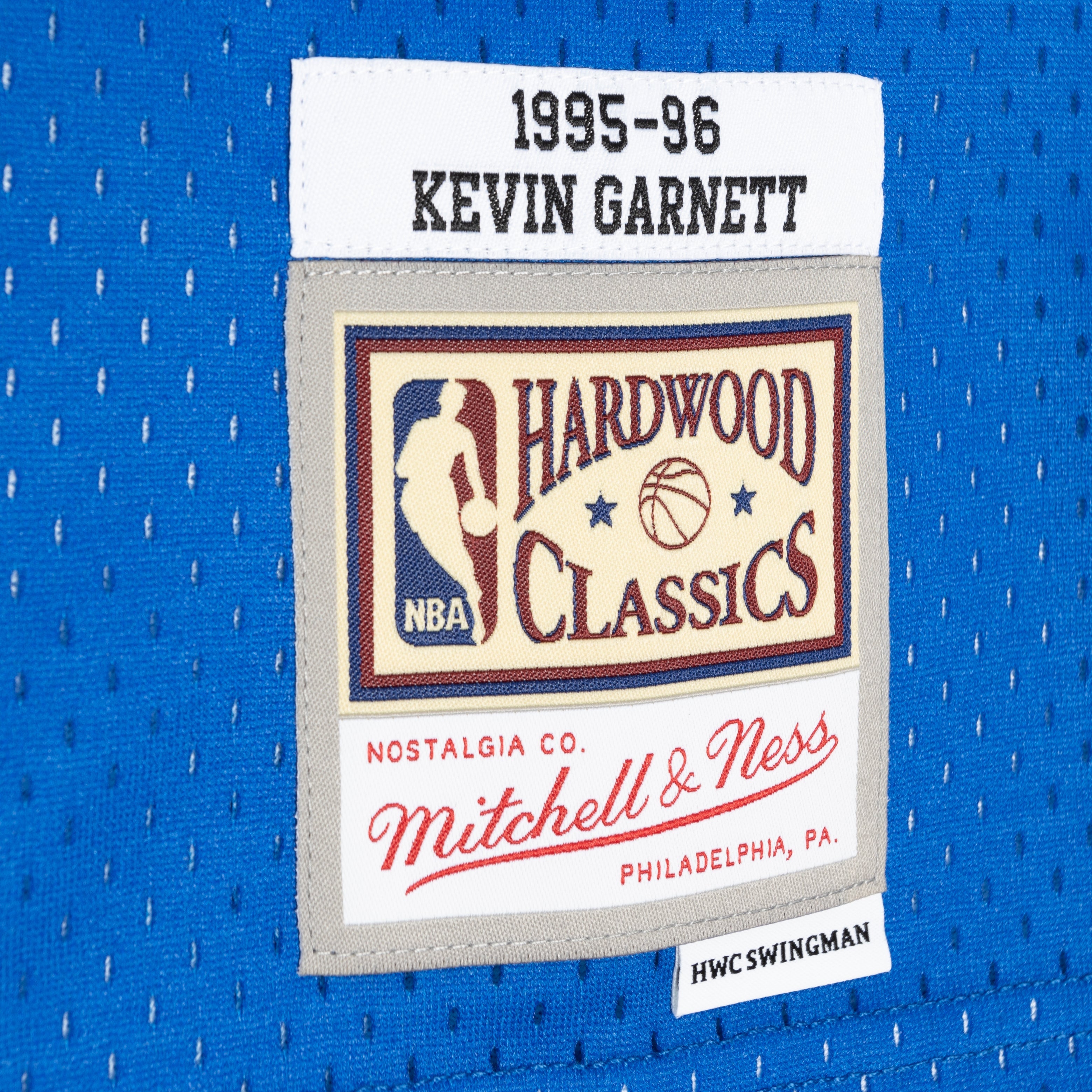 NBA Split Swingman Jersey Timberwolves 1995 Kevin Garnett