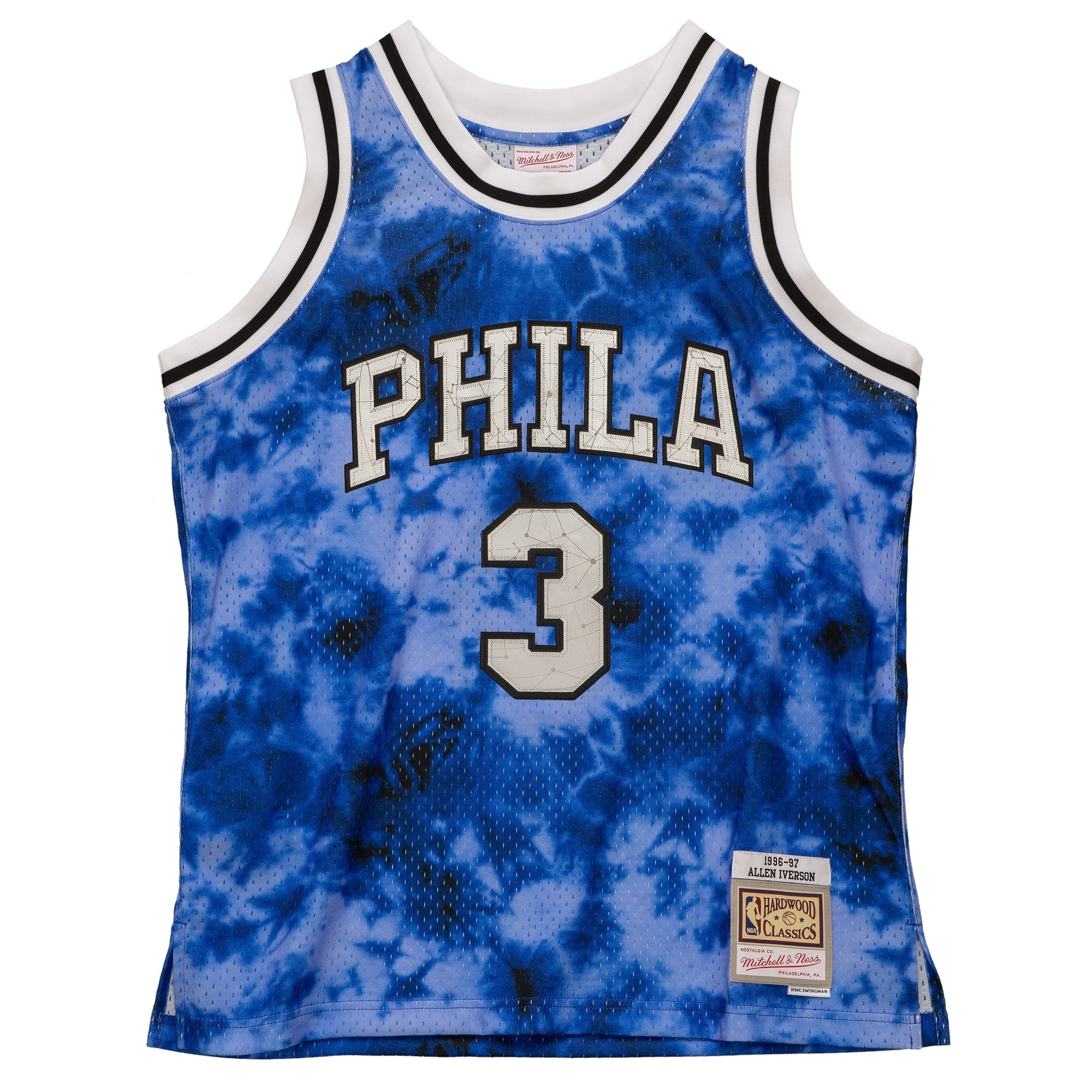NBA Galaxy Swingman Jersey 76ers 1996 Allen Iverson