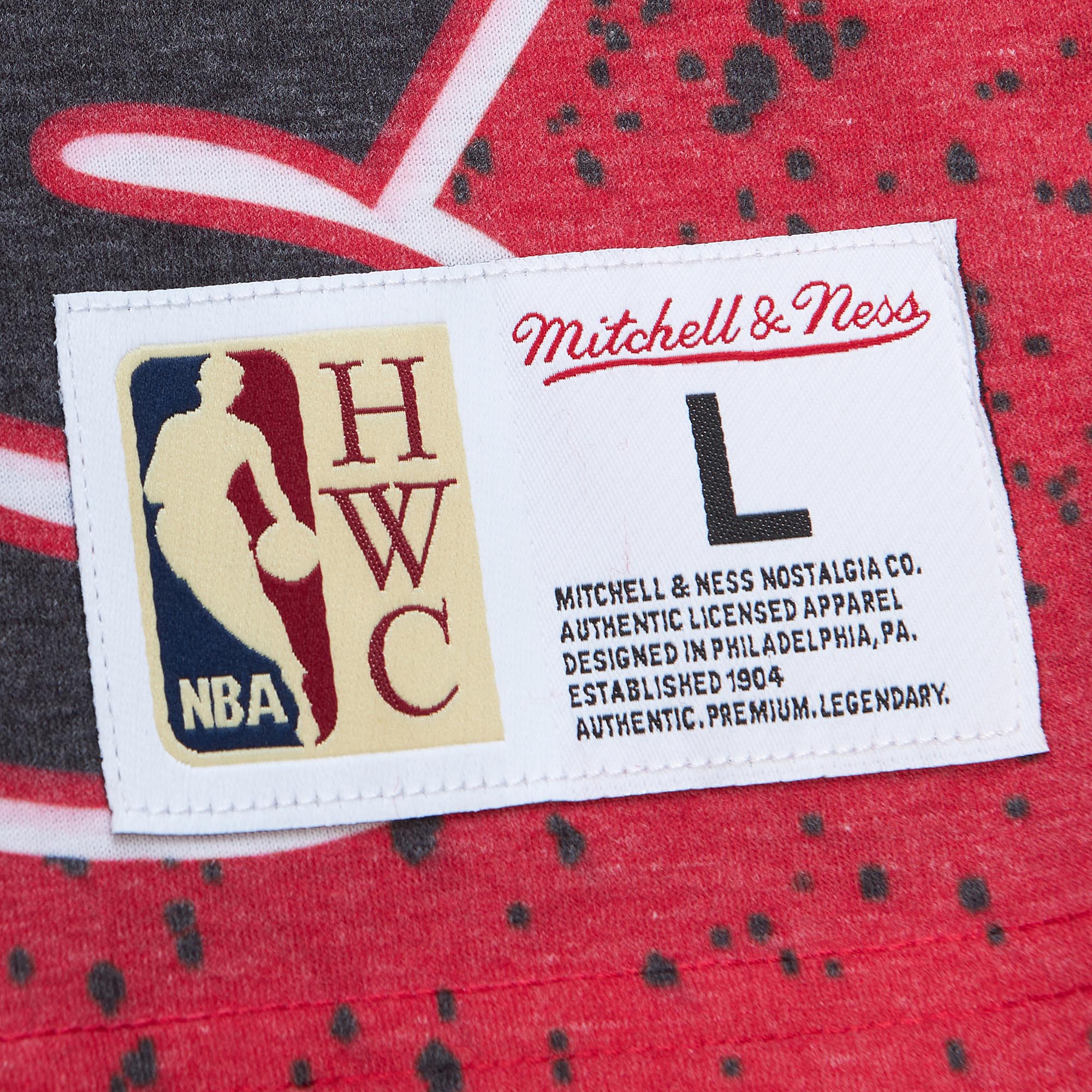 Playera M&N NBA Champ City Sublimated Ss Tee Bulls