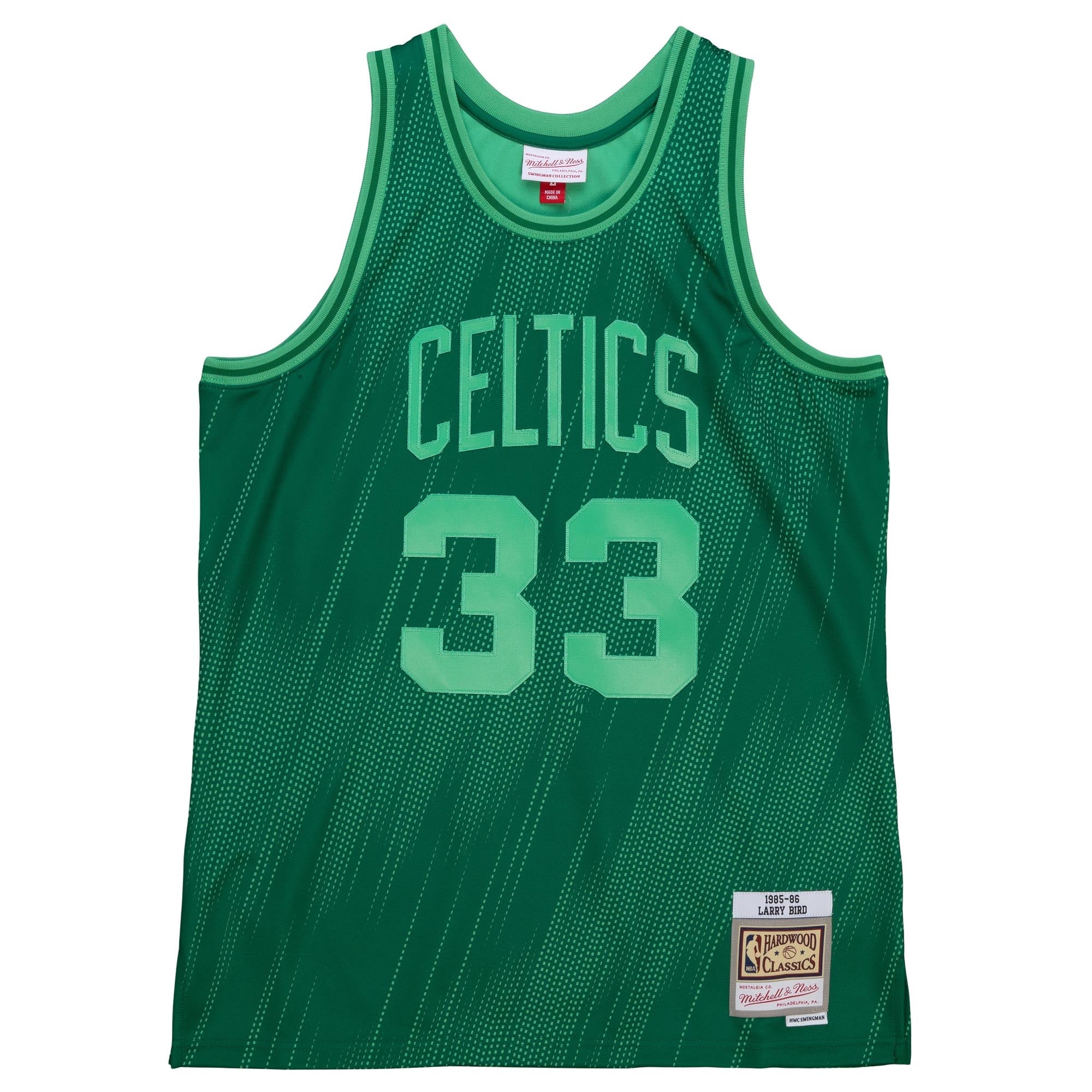 NBA Monochrome Swingman Jersey Celtics 1985 Larry Bird