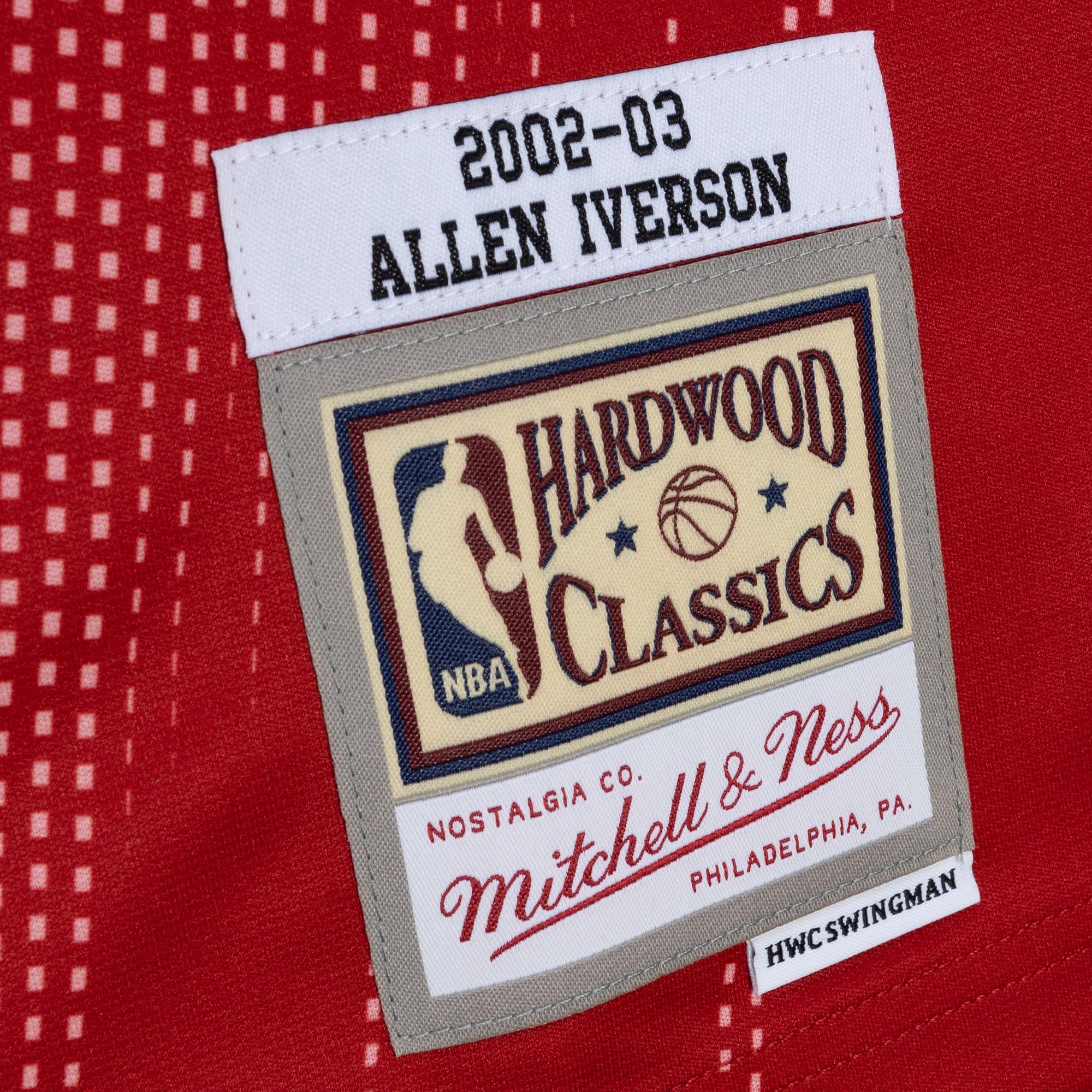 NBA Monochrome Swingman Jersey 76ers 2002 Allen Iverson