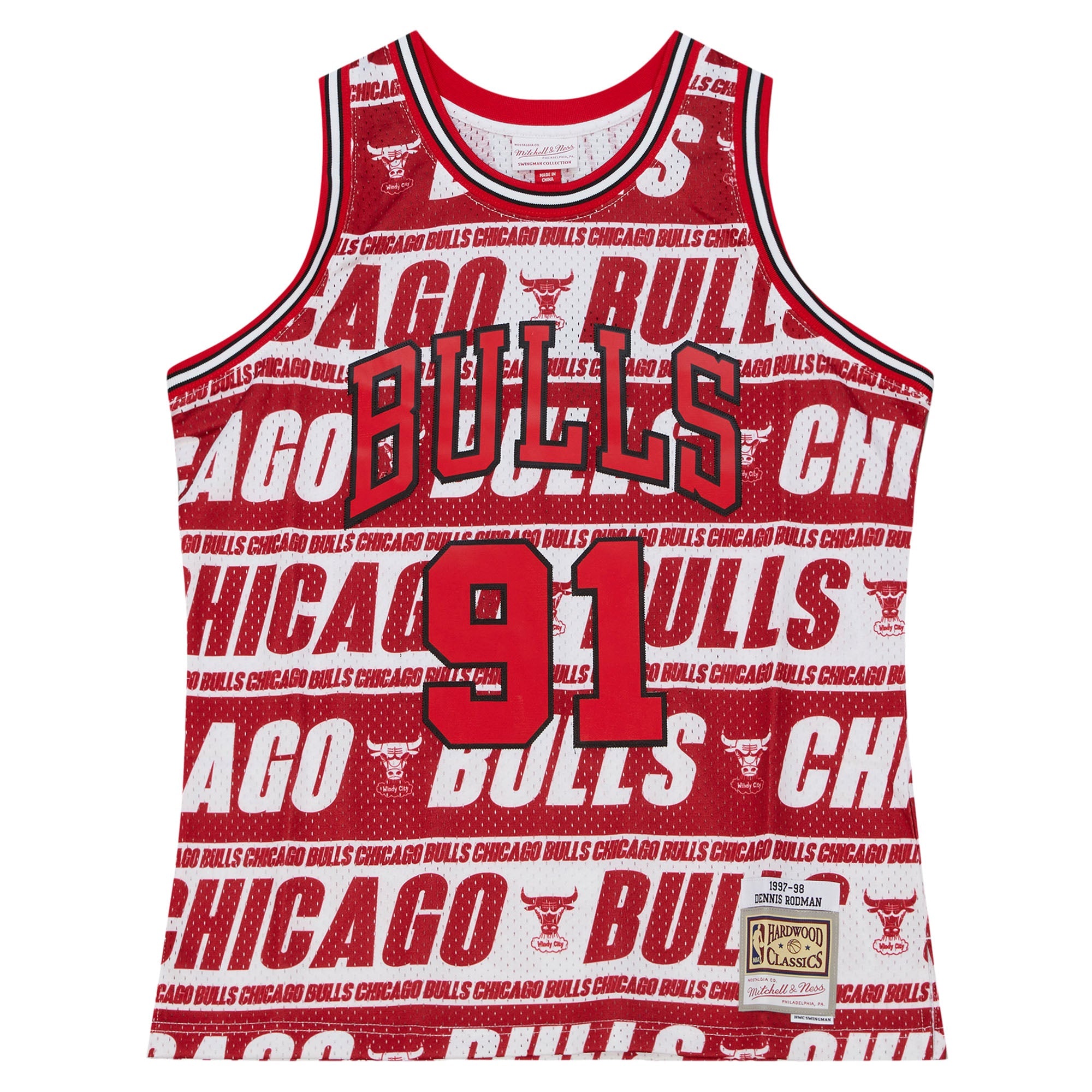 NBA Teamwrap Swingman Jersey Bulls 1997 Dennis Rodman
