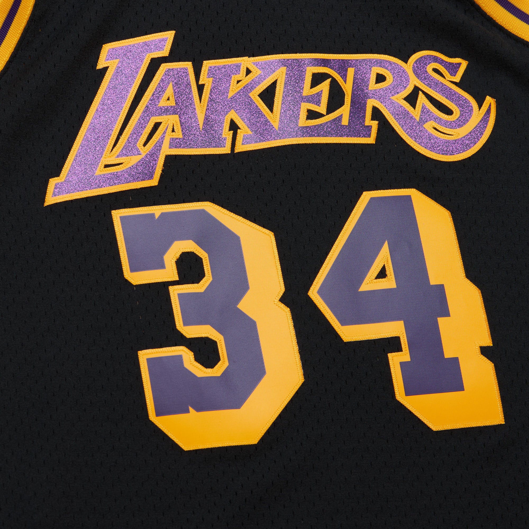 NBA Glitter Swingman Jersey Lakers 1996 Shaquille O'neal