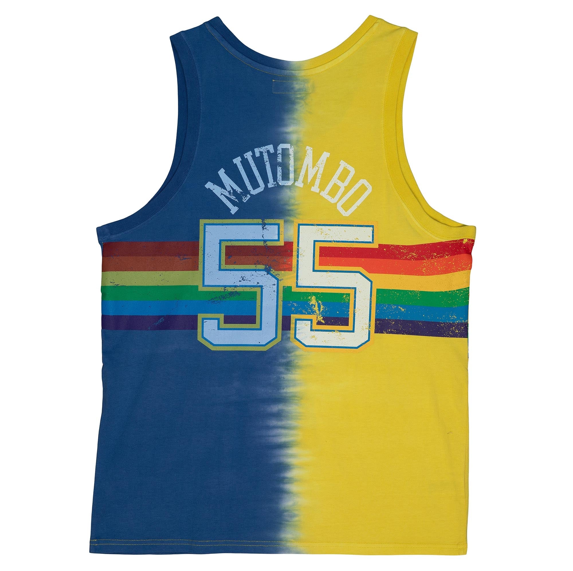 NBA Tie Dye Cotton N&N Tank Nuggets Dikembe Mutombo