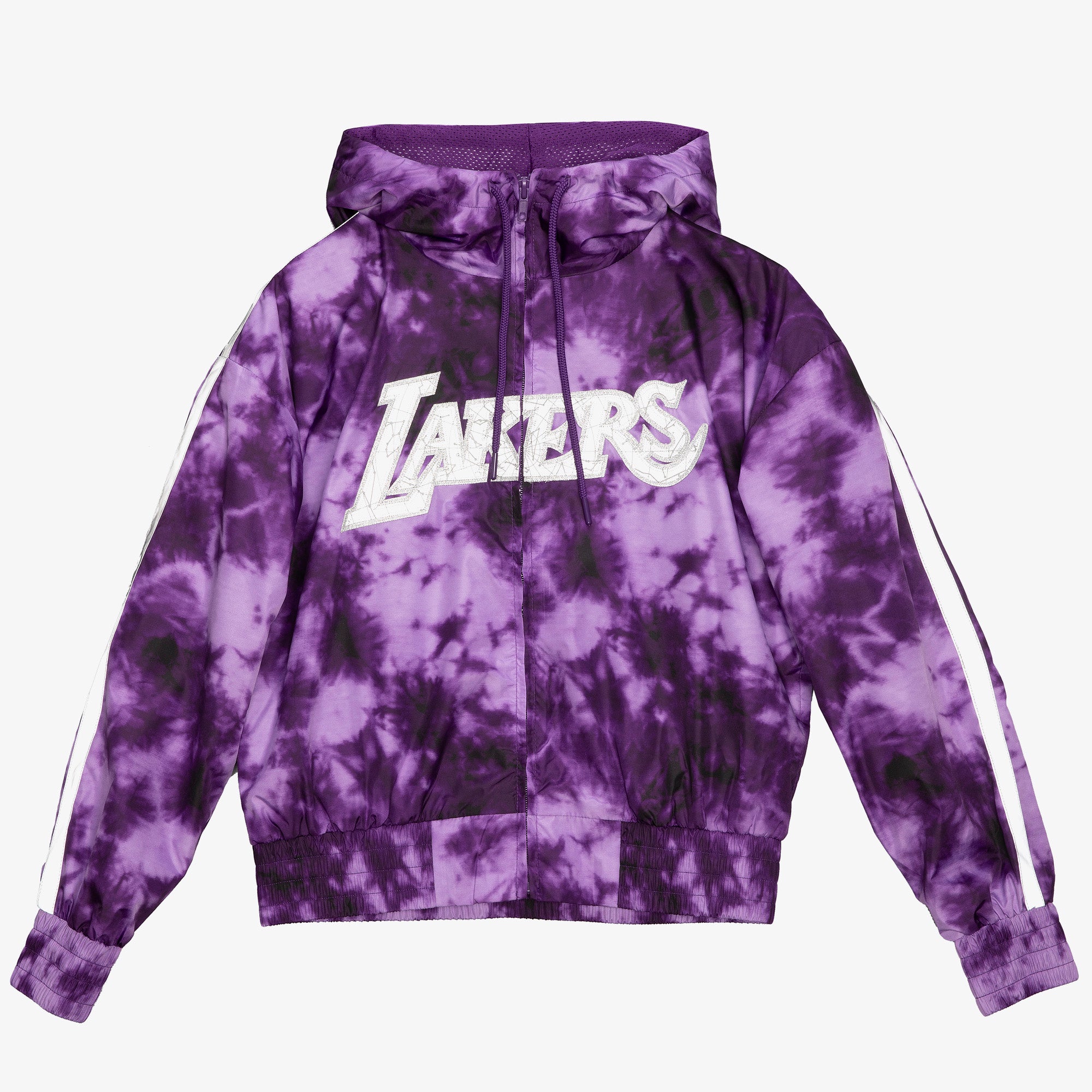 Sudadera Galaxy Windbreaker Lakers Purp Mujer