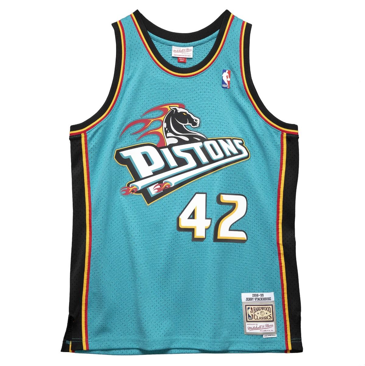 NBA Swingman Jersey Pistons 1998 Jerry Stackhouse