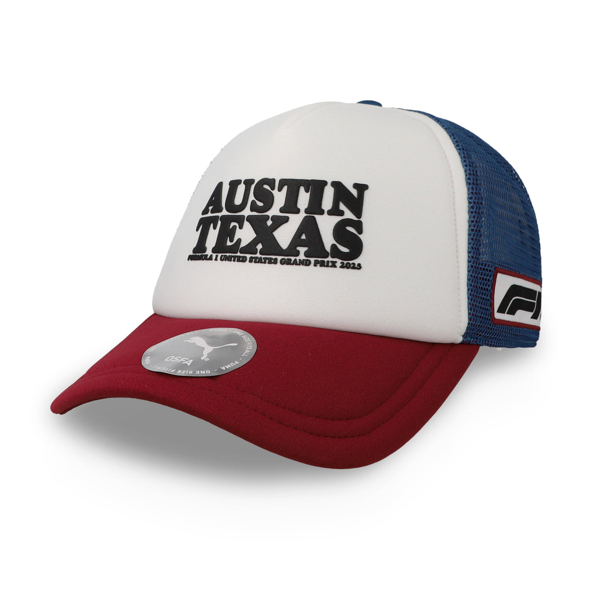 Gorra Fórmula 1 FW SE Austin PUMA Blanco/Azul Lago Unitalla