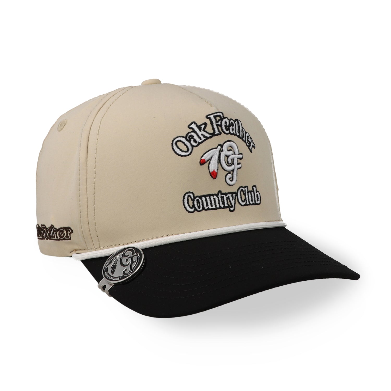GORRA OAK FEATHER LOGO COUNTRY CLUB BEIGE UNITALLA