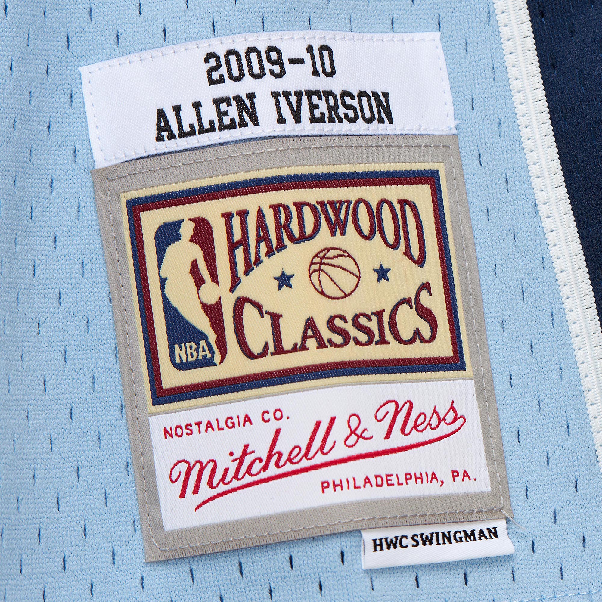 Jersey M&N NBA Blue Alternate Grizzlies 2009 Allen Iverson