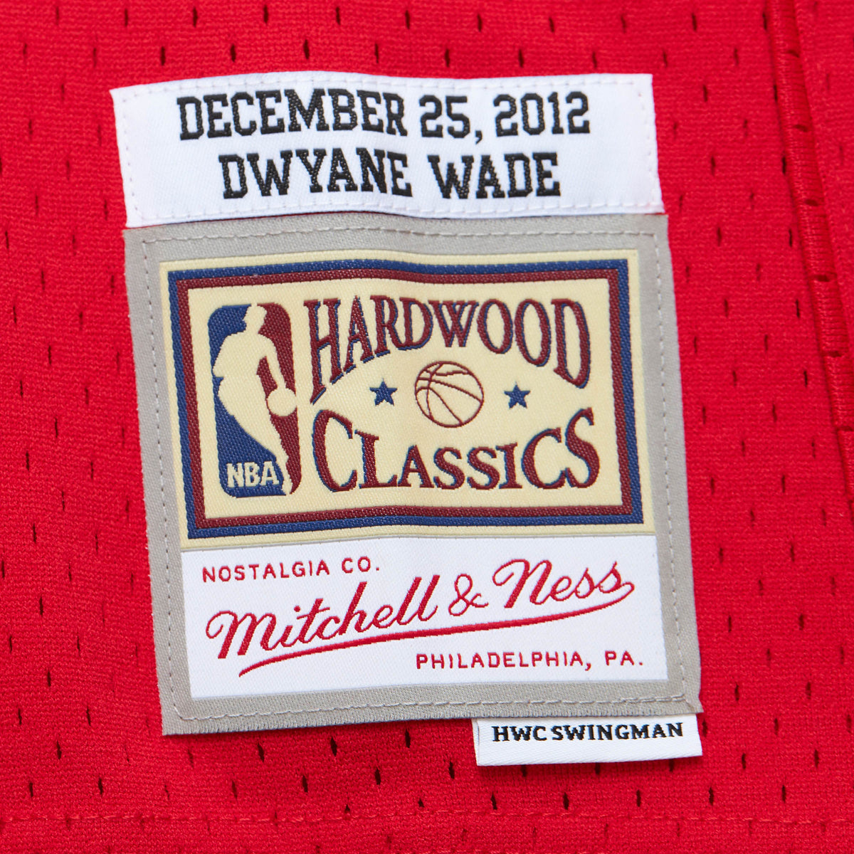 Jersey Mitchell & Ness NBA Day Heat 2012 Dwyane Wade