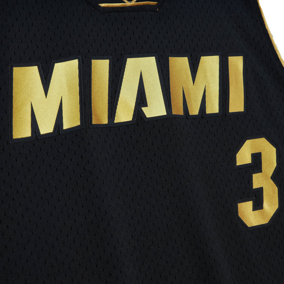 Jersey Mitchell & Ness NBA Negro/Dorado Swingman Heat 2005 Dwyane Wade