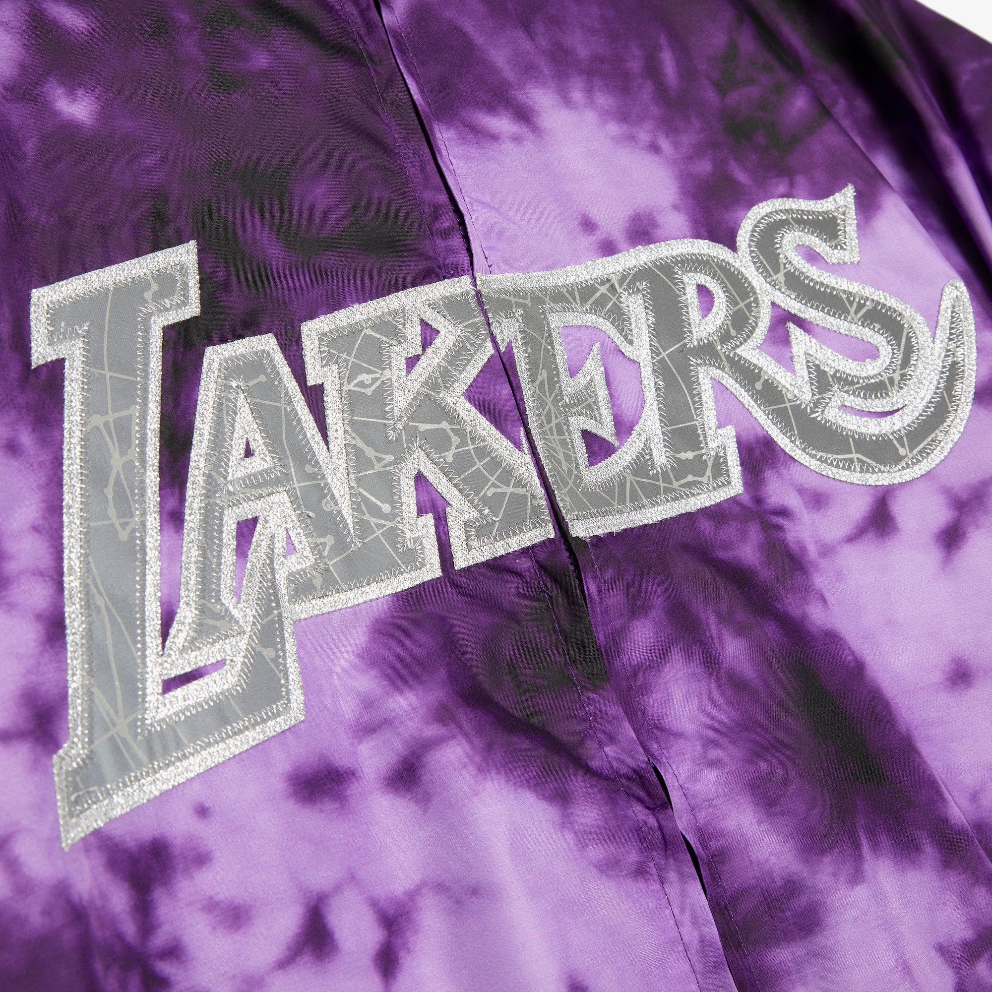 Sudadera Galaxy Windbreaker Lakers Purp Mujer